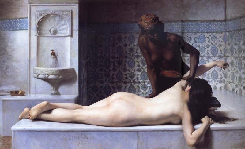 Edouard Debat Ponsan The Massage Scene from the Turkish Baths china oil painting image